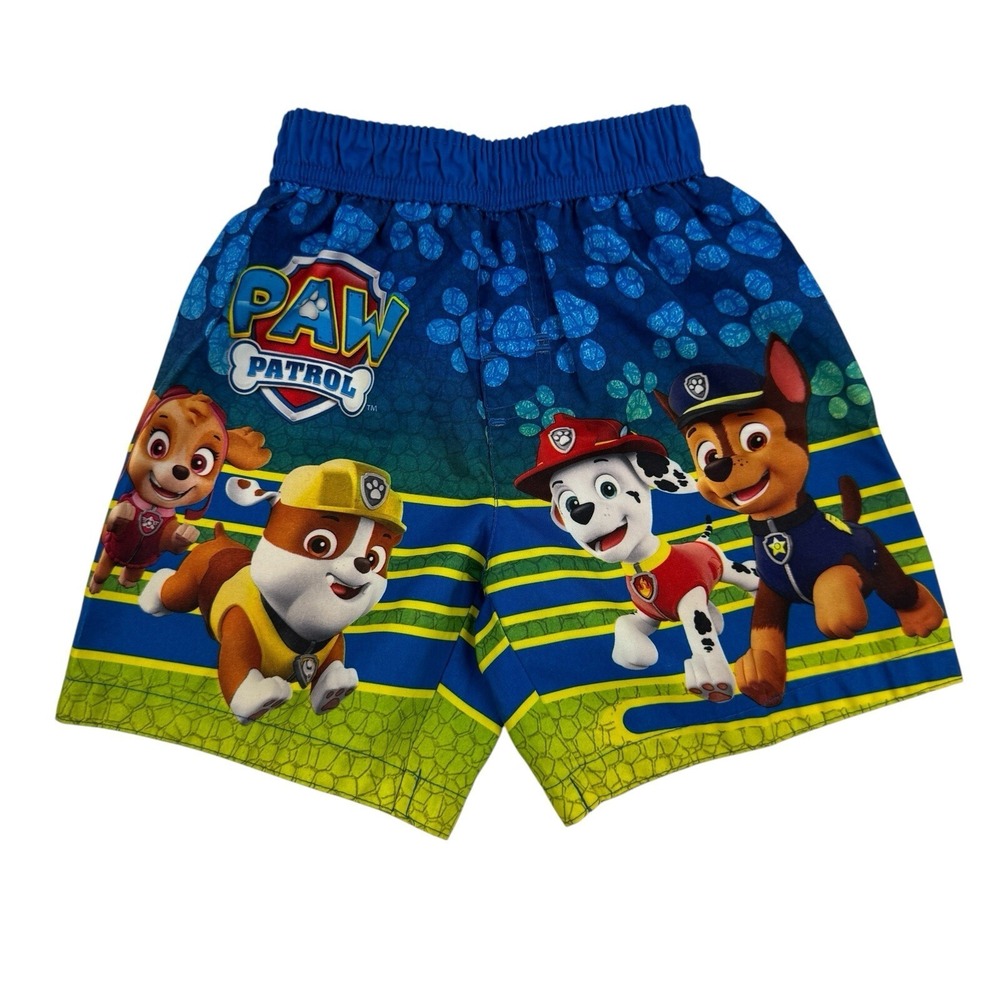 Nickelodeon Paw Patrol Swim Shorts Trunks NO LINER Size 2T CHASE MARSHALL ZUMA